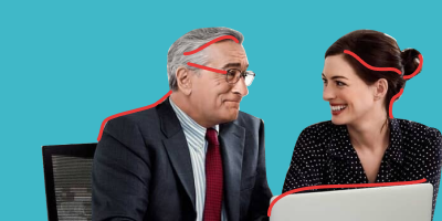 English by the movie The Intern