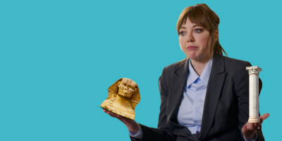 English through the TV series Cunk on Earth