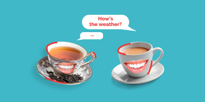 English small talk at a networking event